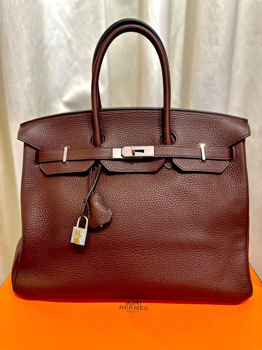 Hermès - Birkin Bag 35 in Rouge Sellier