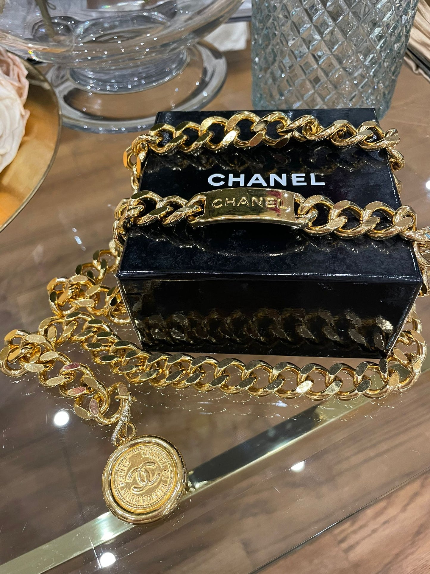 Chanel - Kettengürtel Gold