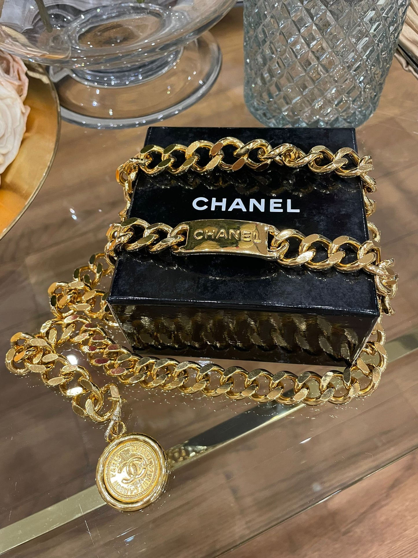 Chanel - Kettengürtel Gold