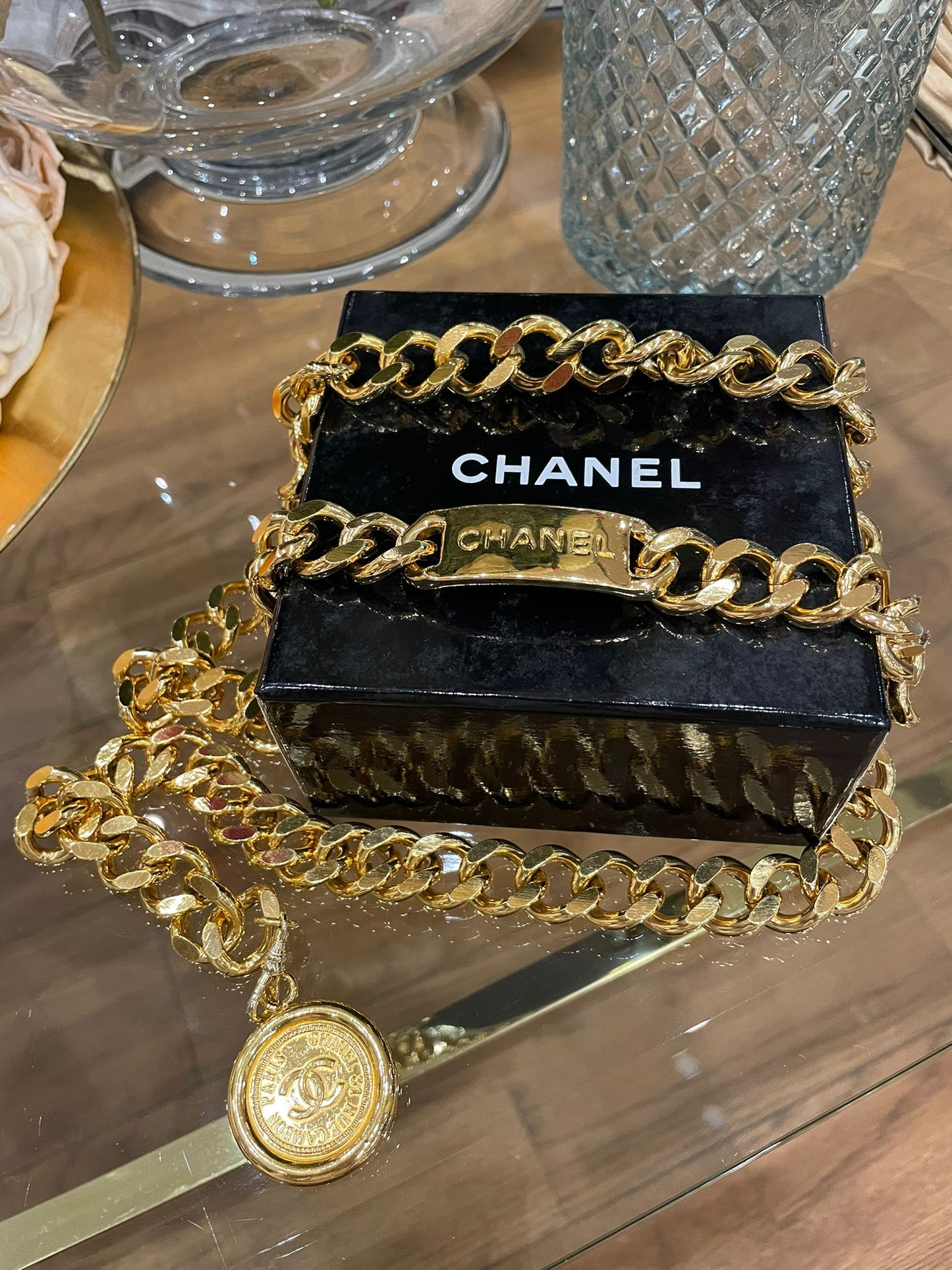 Chanel - Kettengürtel Gold