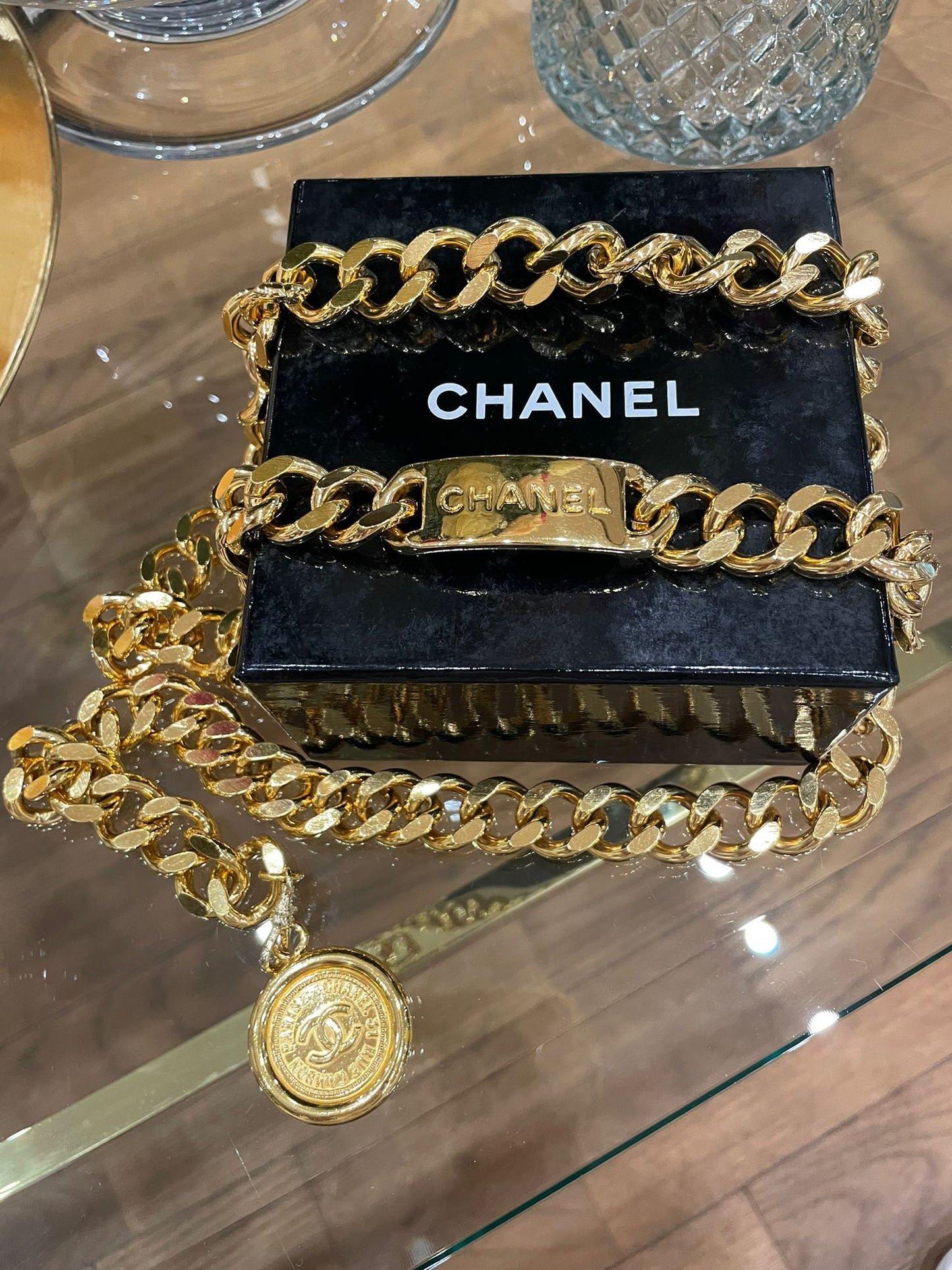 Chanel - Kettengürtel Gold