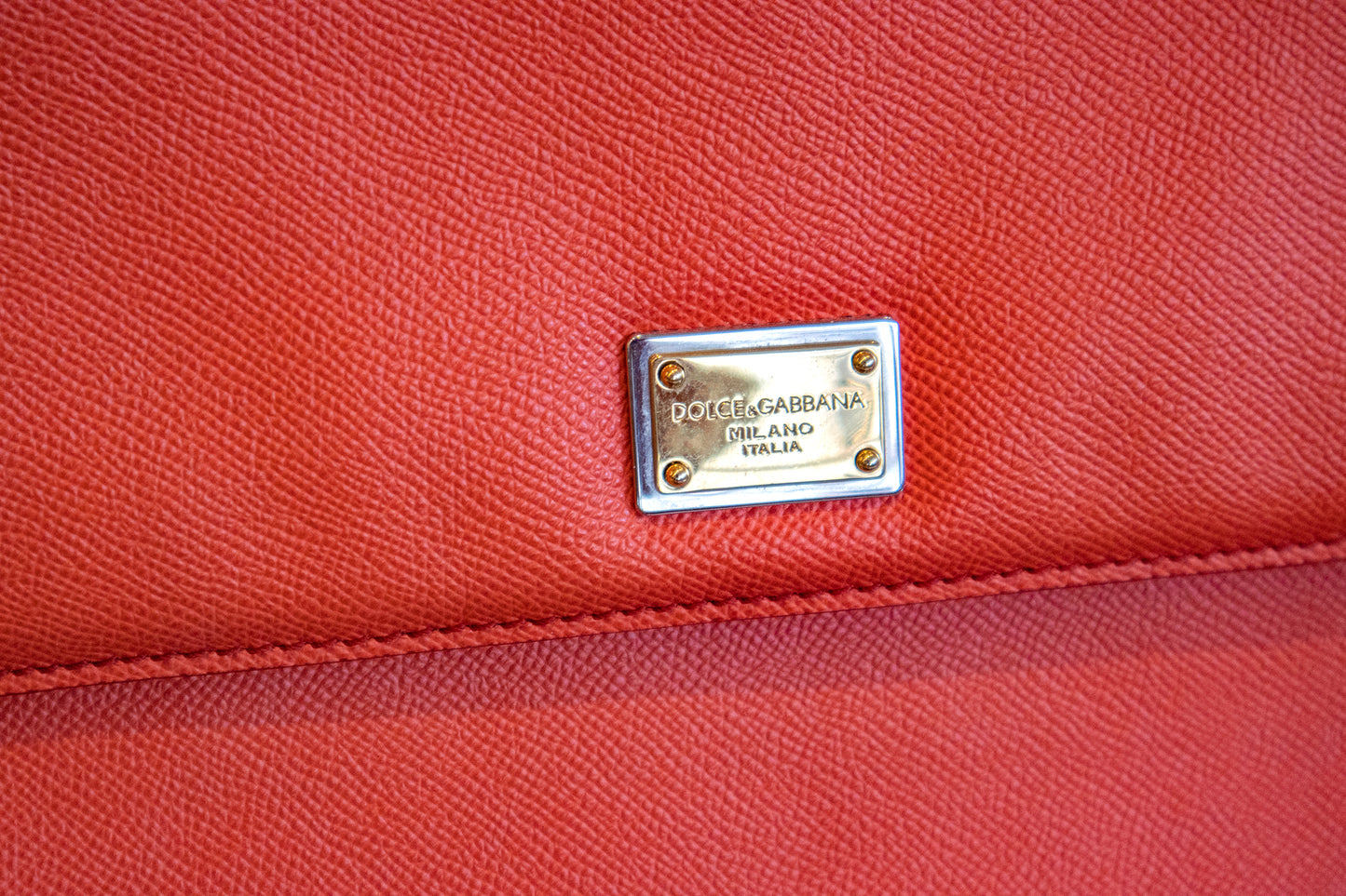 Dolce & Gabbana - Sicily Bag Orange/Braun