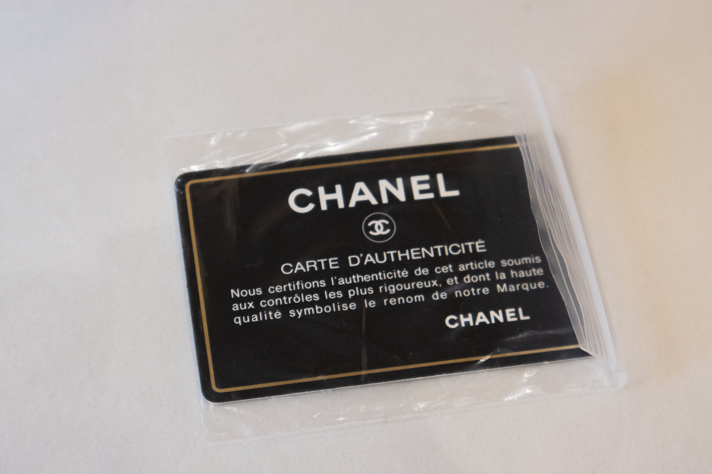 Chanel - Classic Baguette Tasche schwarz Goldene Hardware