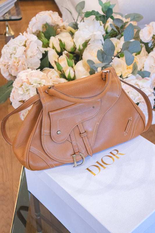 Dior - Vintage Saddle Bag Braun