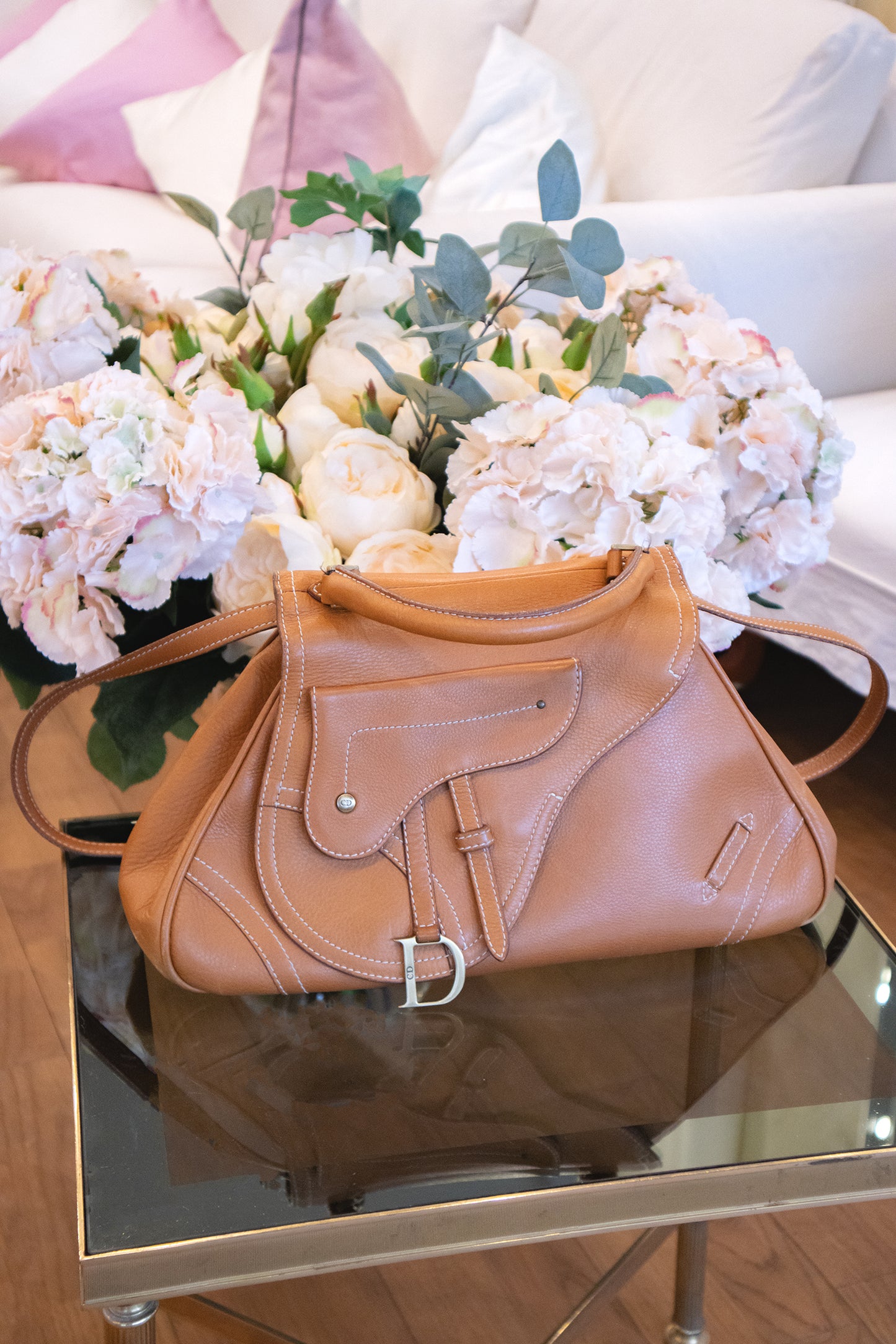 Dior - Vintage Saddle Bag Braun