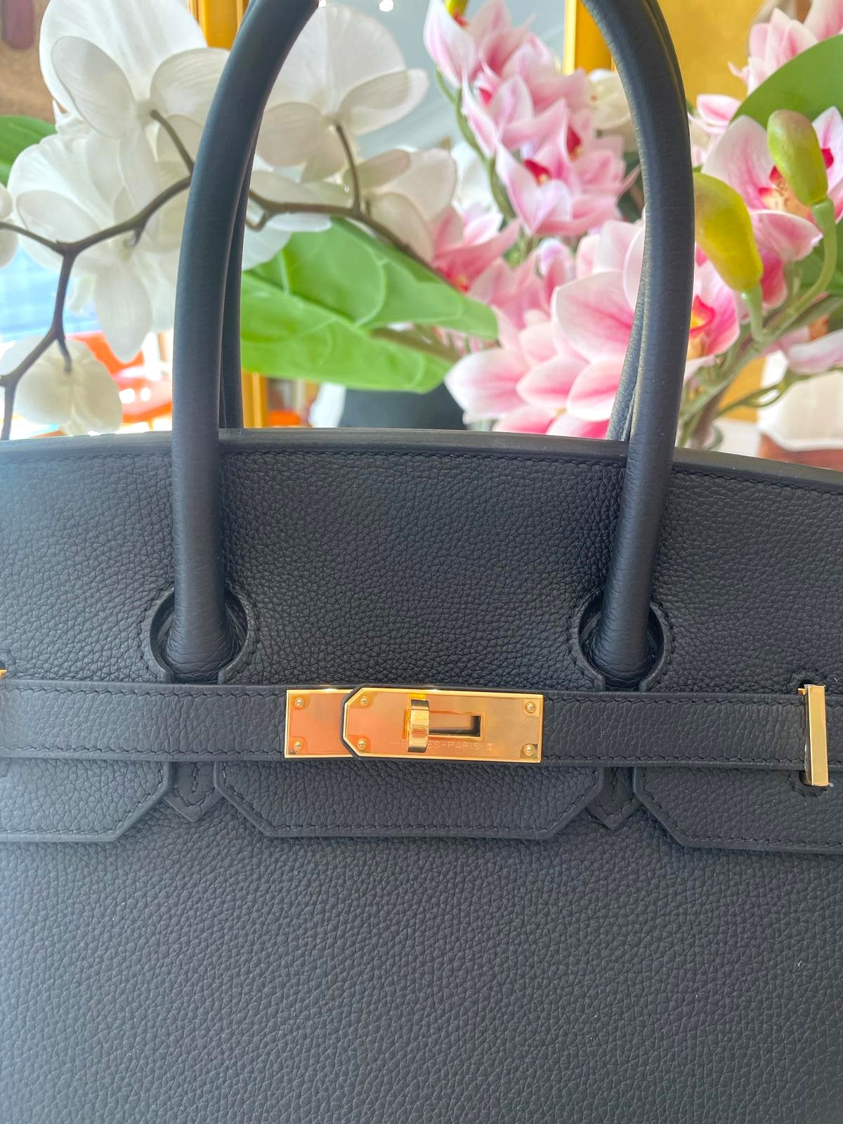 Rose gold hardware birkin sale