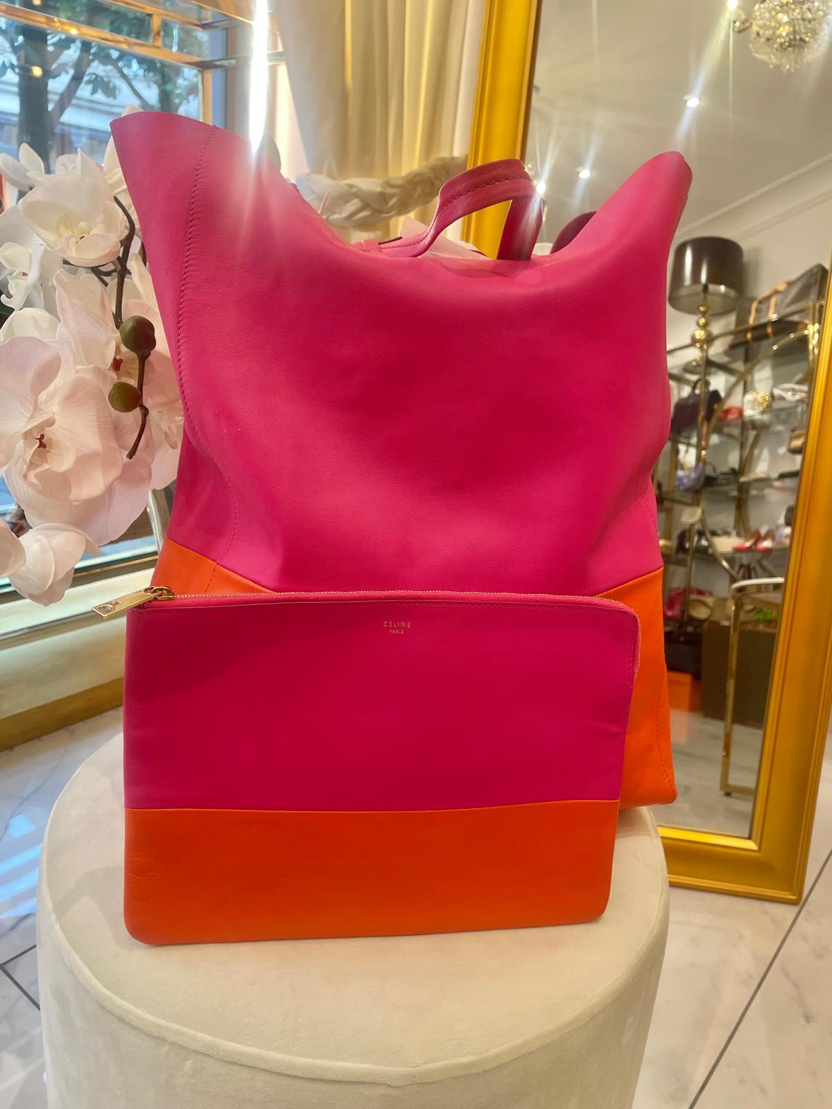 Céline - Tasche Pink/Orange