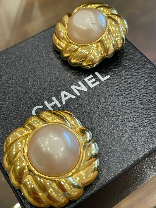 Chanel - Vintage Ohrringe vergoldet