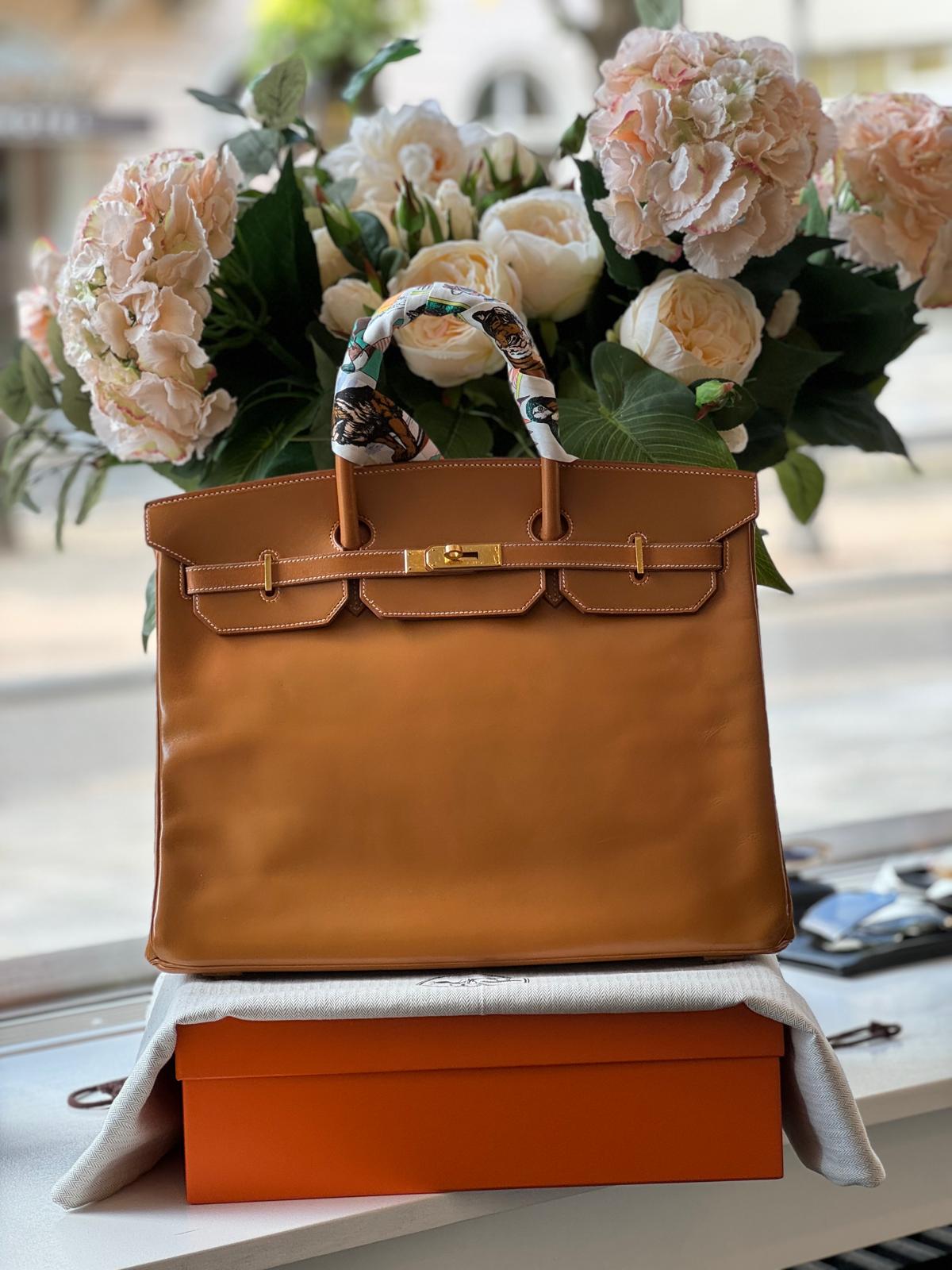 Hermès - Birkin Bag 40 Vache Naturelle Gold