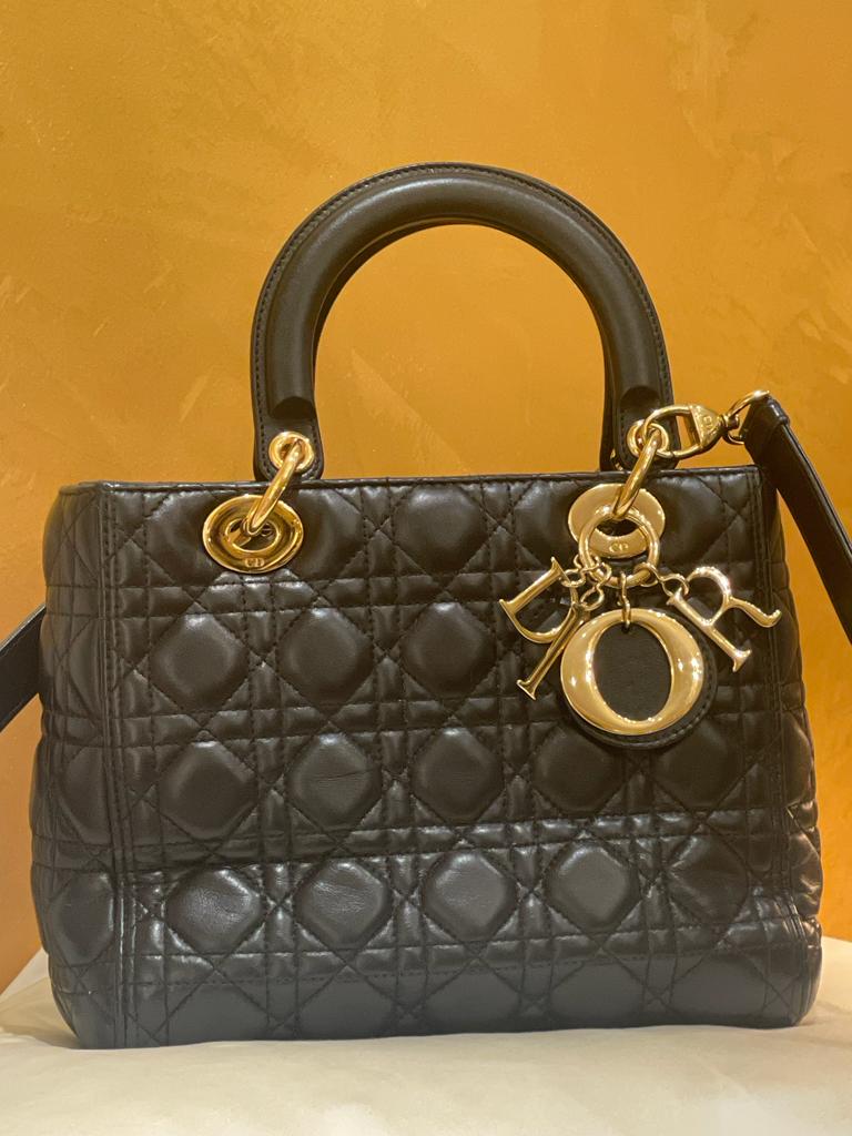 Dior Lady Medium Size schwarz