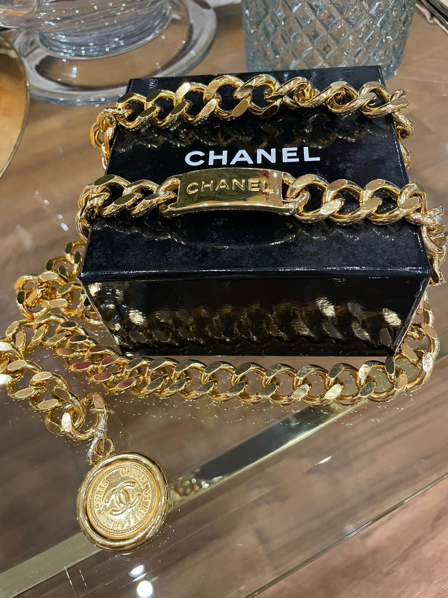 Chanel - Kettengürtel Gold